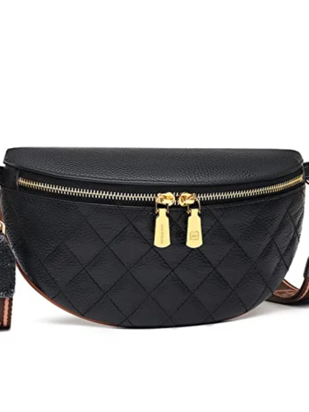Genuine Leather Crossbody Sling Bag Anti Theft Travel Fanny Pack